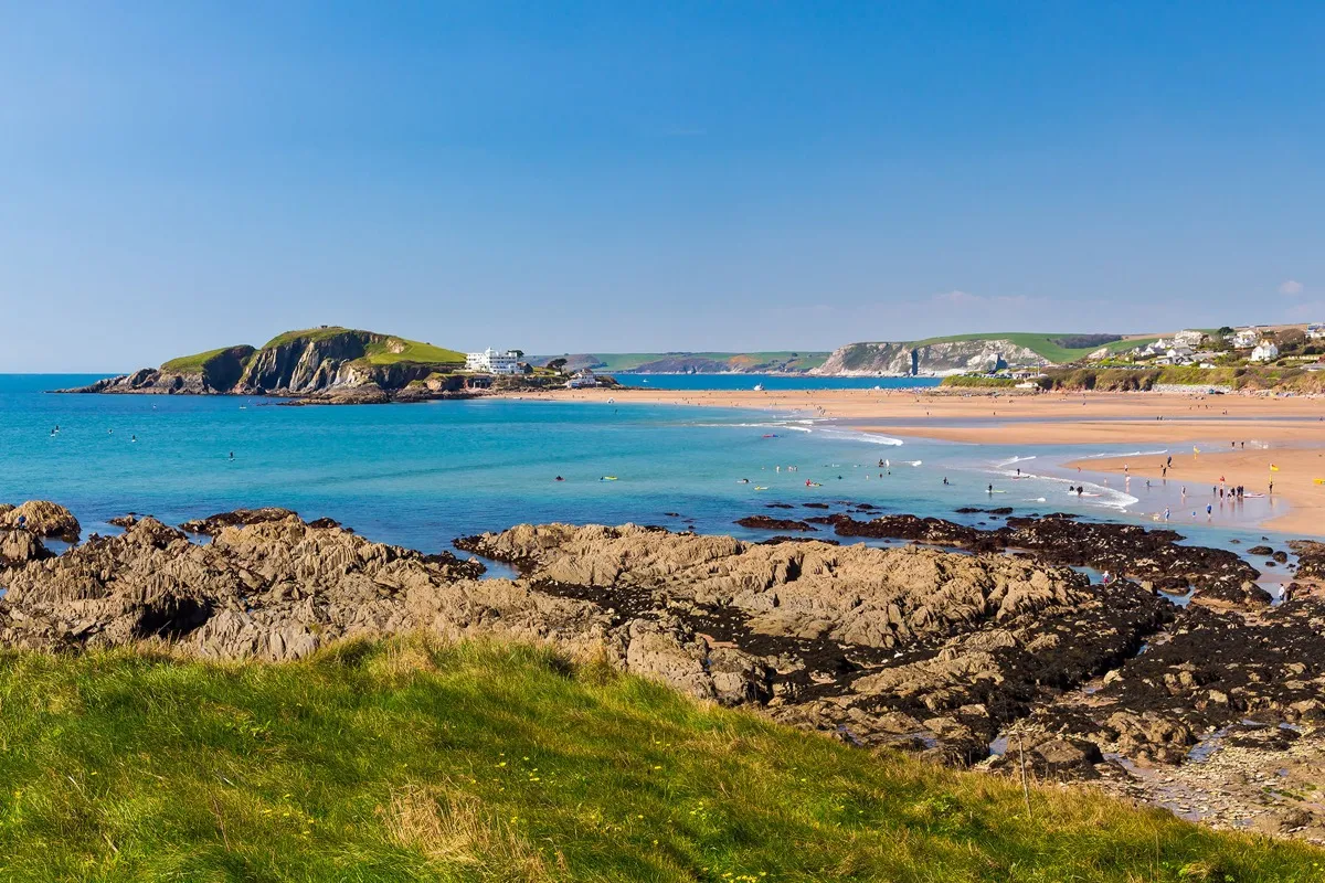 Path towards Bantham Beach